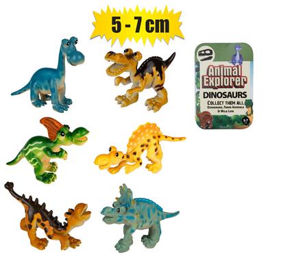 Animals dinosaur cartoon asstd 5-7cm