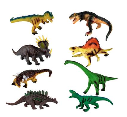 Animals dinosaur cartoon w/squeak 25cm