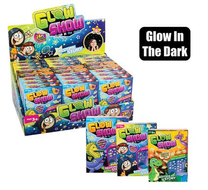 Sticker glow-in-the-dark asstd