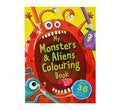 Book colouring monsters & aliens