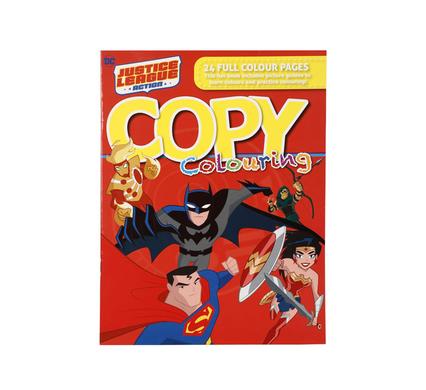 Book colouring justice league 24p