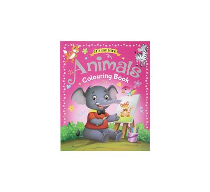 Book colouring first animals