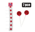 Sweet lolly cc strip 7pc cherry (th)